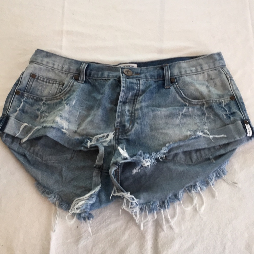 One Teaspoon bandit shorts 32